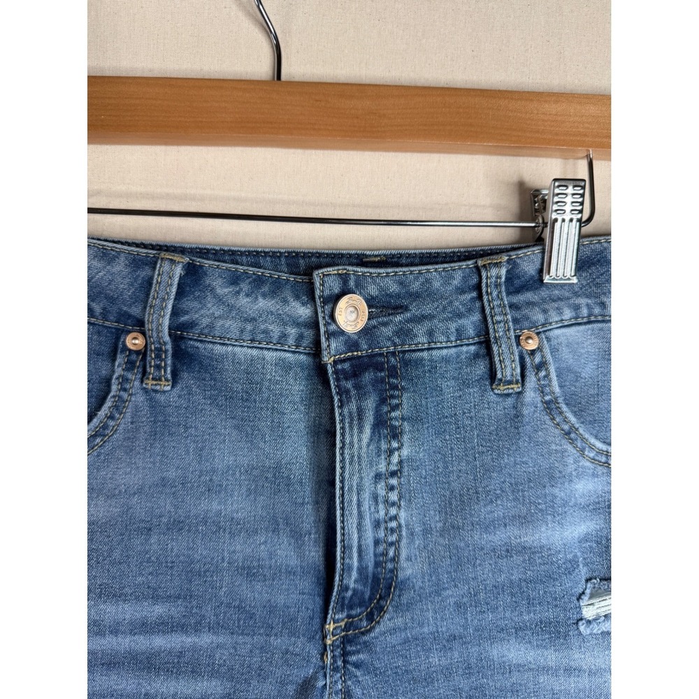 Seven7 Relaxed Bermuda Denim Shorts size 6 Blue - Picture 5 of 13